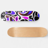 色の変え悪いレトロ旋回 スケートボード (横)