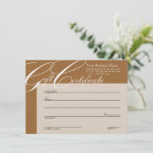 色の変更を伴う商品券 (スタンド正面)