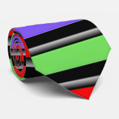 色の変更ストライプ3 ネクタイ (ロール)