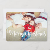 色の変更 – クリスマスの写真カード シーズンカード (正面)