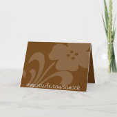 色の変更 – 約200色から選択 招待状 (裏面)