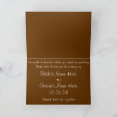 色の変更 – 約200色から選択 招待状 (内部)