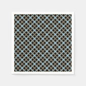 色の変更Plaid1 スタンダードカクテルナプキン (正面)
