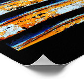 色の多いバス ポスター (角)