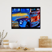 色の多いバス ポスター (キッチン)