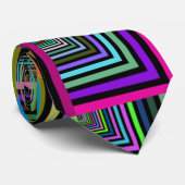 色の多い大きいアングルの男性のネクタイ ネクタイ (ロール)