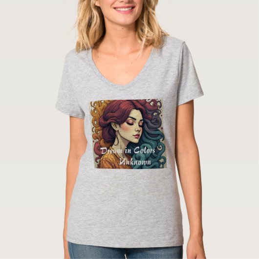 色の夢を知らない Tシャツ (正面)