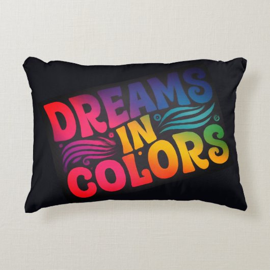 色の夢 アクセントクッション (正面)