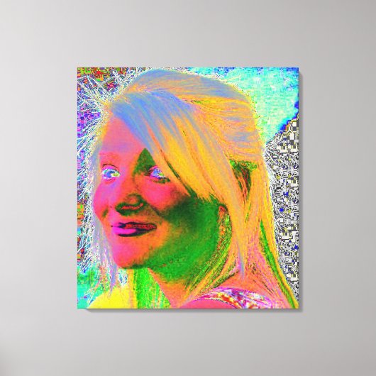 色の夢 キャンバスプリント (正面)