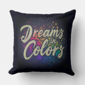 色の夢 クッション (正面)