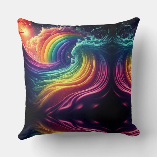 色の夢 クッション (裏面)