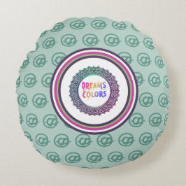 色の夢 ラウンドクッション