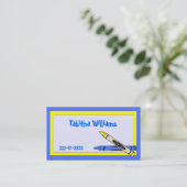 色の子供のテレホンカード コーリングカード (スタンド正面)