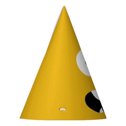 色の子供間抜けなモンスターの顔の黄色のパーティーを選んで下さい パーティーハット (左)