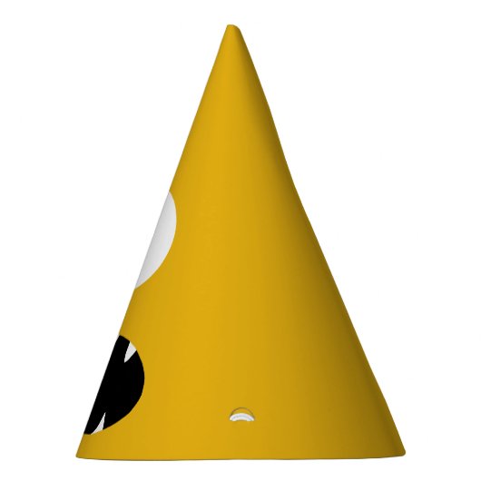 色の子供間抜けなモンスターの顔の黄色のパーティーを選んで下さい パーティーハット (右)