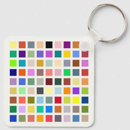 色の宇宙、虹&その他 – 81階調 キーホルダー (裏面)