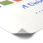 色の宇宙、虹&その他 – 81階調 ポスター (角)