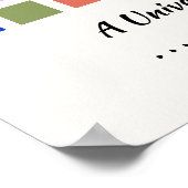 色の宇宙、虹&その他 – 81階調 ポスター (角)