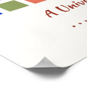 色の宇宙、虹&その他 – 81階調 ポスター (角)