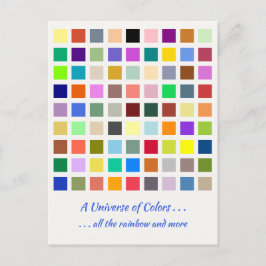 色の宇宙、虹&その他 – 81階調 ポストカード