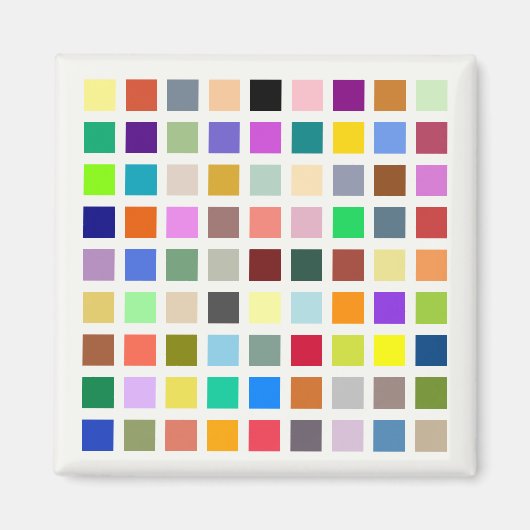 色の宇宙、虹&その他 – 81階調 マグネット (正面)