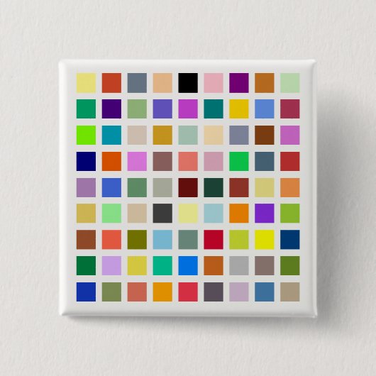 色の宇宙、虹&その他 – 81階調 缶バッジ (正面)