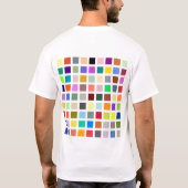 色の宇宙、虹&その他 – 81階調 Tシャツ (裏面)