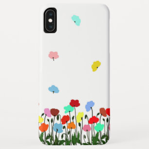 色の完全なケシ iPhone XS MAXケース