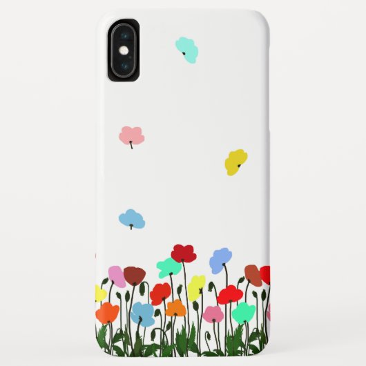 色の完全なケシ Case-Mate iPhoneケース (裏面)
