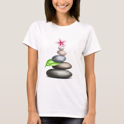 色の小石 Tシャツ (正面)