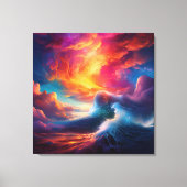 色の嵐 キャンバスプリント (正面)