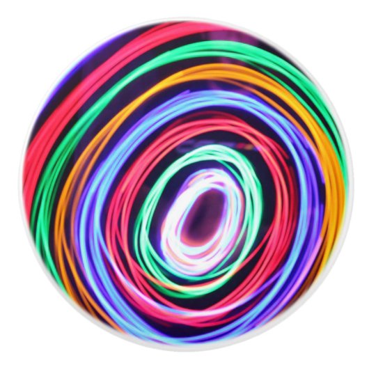 「色の帯」 セラミックノブ (正面)