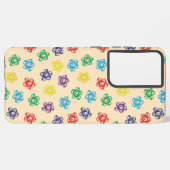 色の幾何渦巻形の円サムスンの電話ケース SAMSUNG GALAXYケース (左側面)