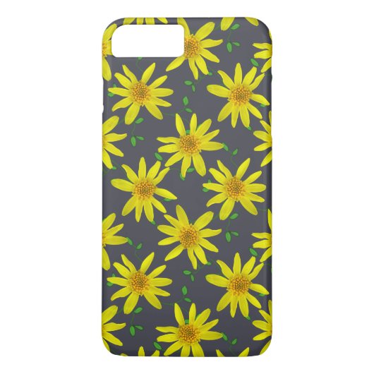 色の庭の黄色い野生の花 Case-Mate iPhoneケース (裏面)