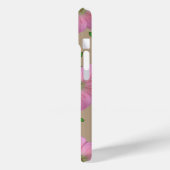 色の庭ピンクのゼラニウムの花 Case-Mate iPhoneケース (裏面 / 左)