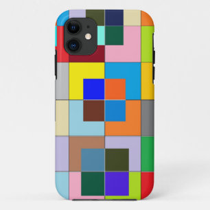 色の当惑: 幸せなグラフィック iPhone 11 ケース