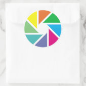 色の形 ラウンドシール (バッグ)