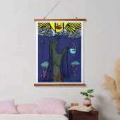 色の悲しみ 吊り下げ型タペストリー (寝室)