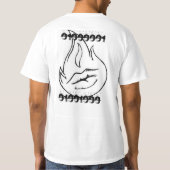 色の愛 Tシャツ (裏面)