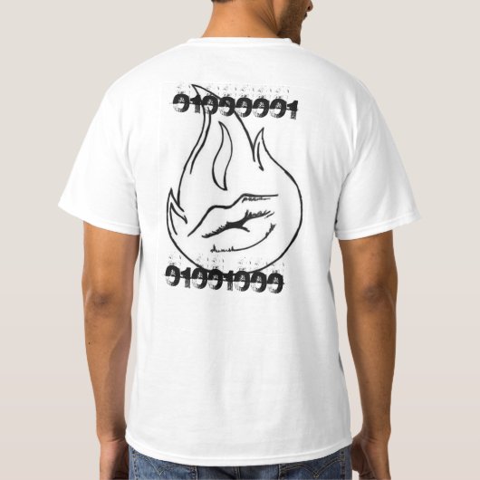 色の愛 Tシャツ (裏面)