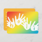 色の手を持たない 招待状 (正面/裏面)