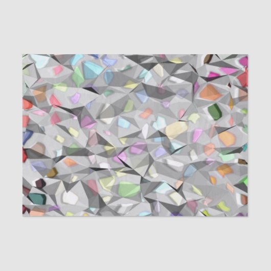 色の折り目ティッシュペーパー 薄葉紙 (正面)