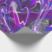 色の折り返しのブラシを切り替える紙 ラッピングペーパー (角)