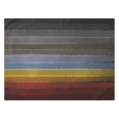 色の抽象芸術アートのストリポップ・アートのーミー塩辛い水色 テーブルクロス (正面(横))