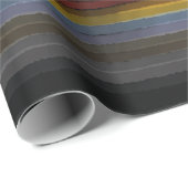 色の抽象芸術アートのストリポップ・アートのーミー塩辛い水色 ラッピングペーパー (ロールコーナー)