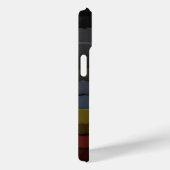 色の抽象芸術アートのストリポップ・アートのーミー塩辛い水色 Case-Mate iPhoneケース (裏面 / 右)