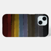 色の抽象芸術アートのストリポップ・アートのーミー塩辛い水色 Case-Mate iPhoneケース (裏面 (横))