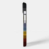 色の抽象芸術アートのストリポップ・アートのーミー塩辛い水色 Case-Mate iPhoneケース (裏面 / 左)