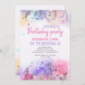 色の招待状の交響曲 招待状 (正面/裏面)