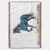 色の操業の馬 スローブランケット (正面縦)